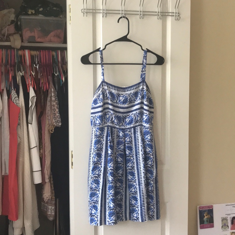 Ann Taylor Loft Boho Paisley Dress